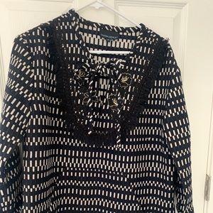 Cynthia rowley embroidered shirt dress